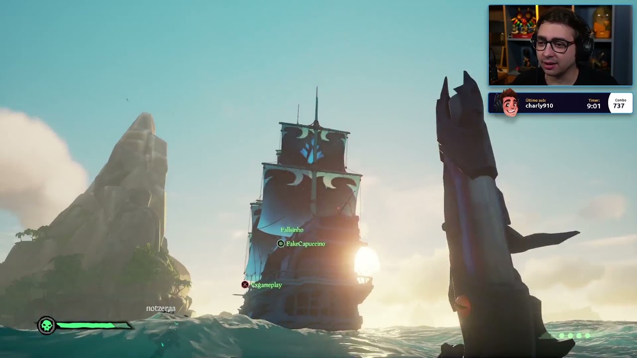 MELHORES MOMENTOS - A4L4N E AMIGOS - SEA OF THIEVES