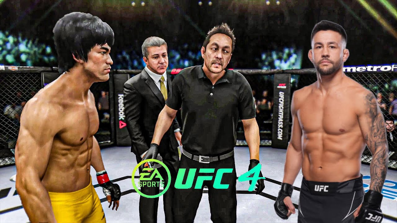 Брюс Ли против Педро Муньоса EA Sports UFC 4 Бойцовский клуб Брюса Ли 🔥🐲