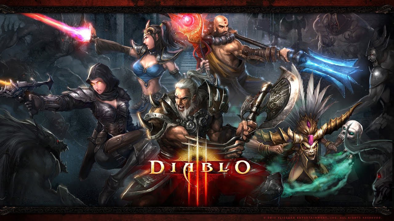 Diablo3  the Monk  walkthrough part 1 act 1  (no commentary)
