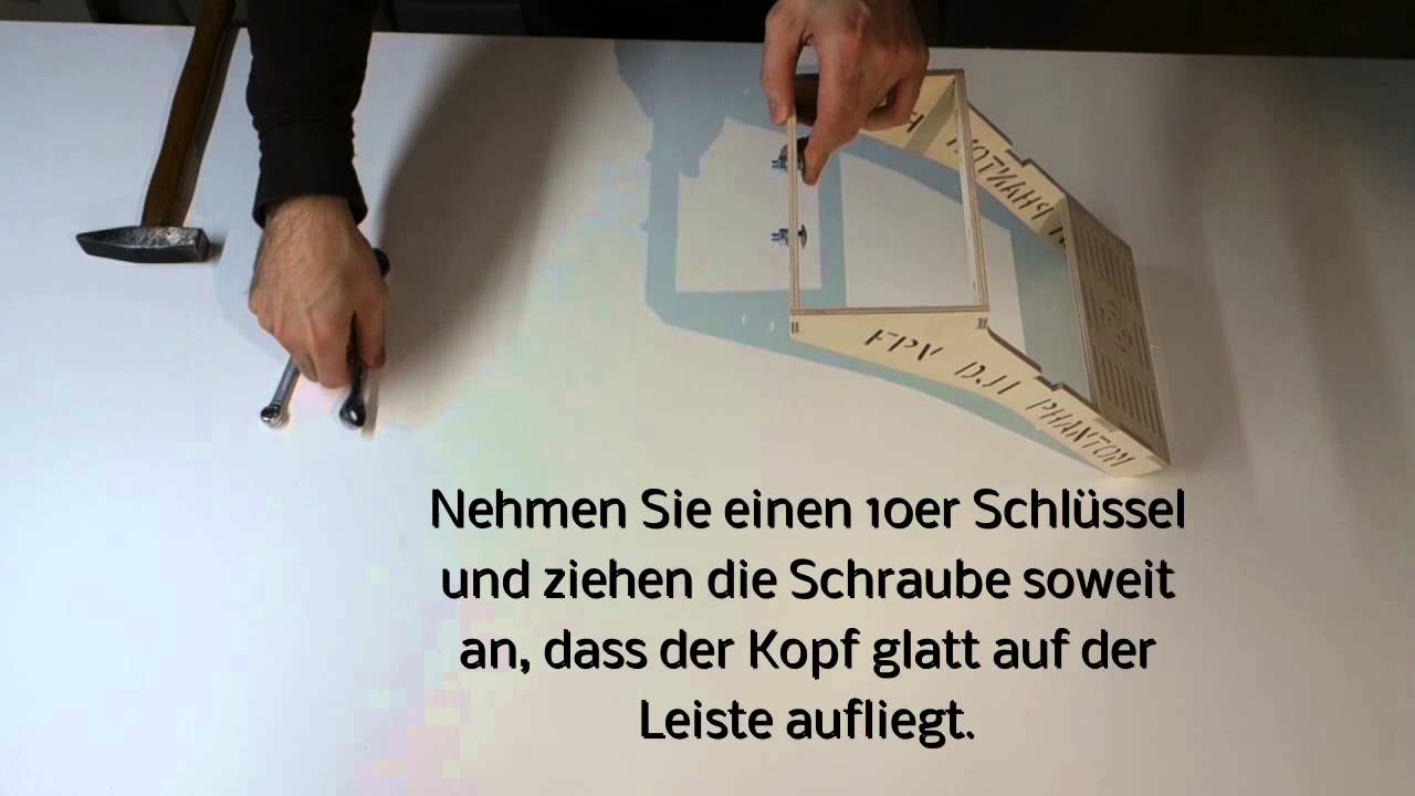 Videoanleitung FPV Halterung f&uuml;r Senderpult