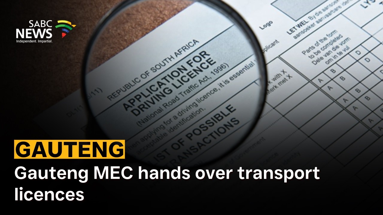 Gauteng MEC hands over transport licences