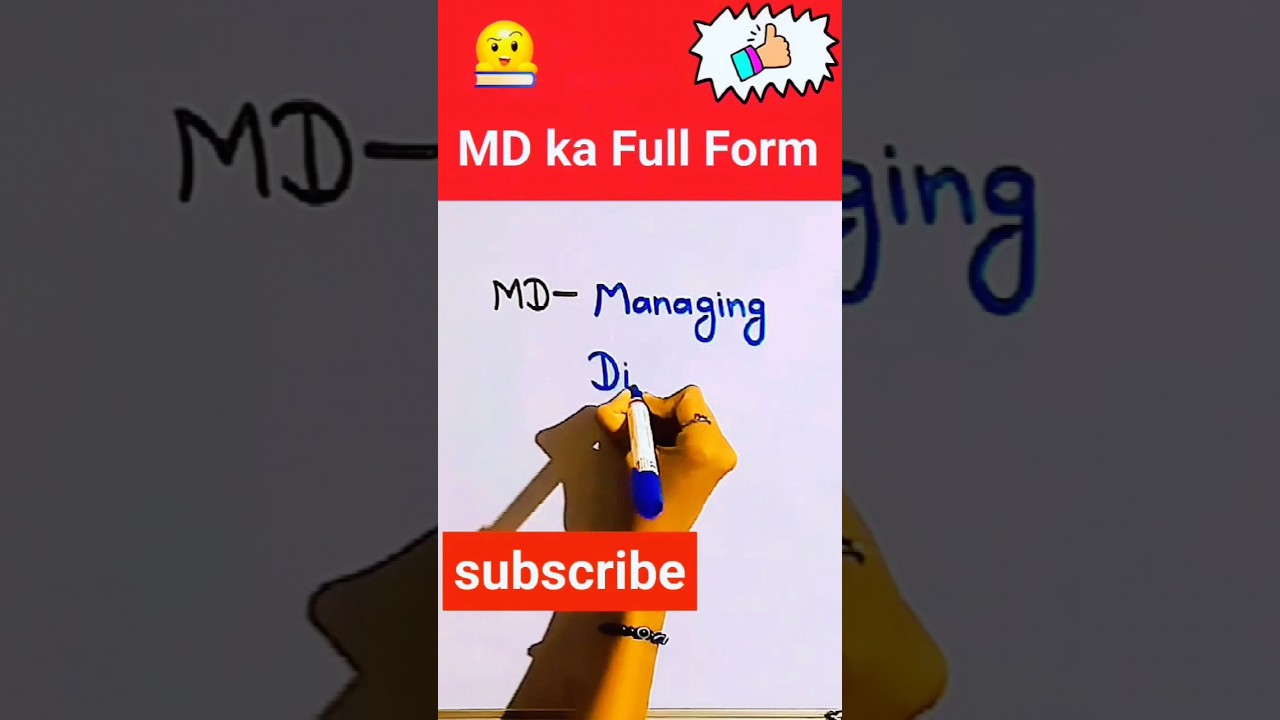 Full Form of MD || #md #trending #shorts #gk