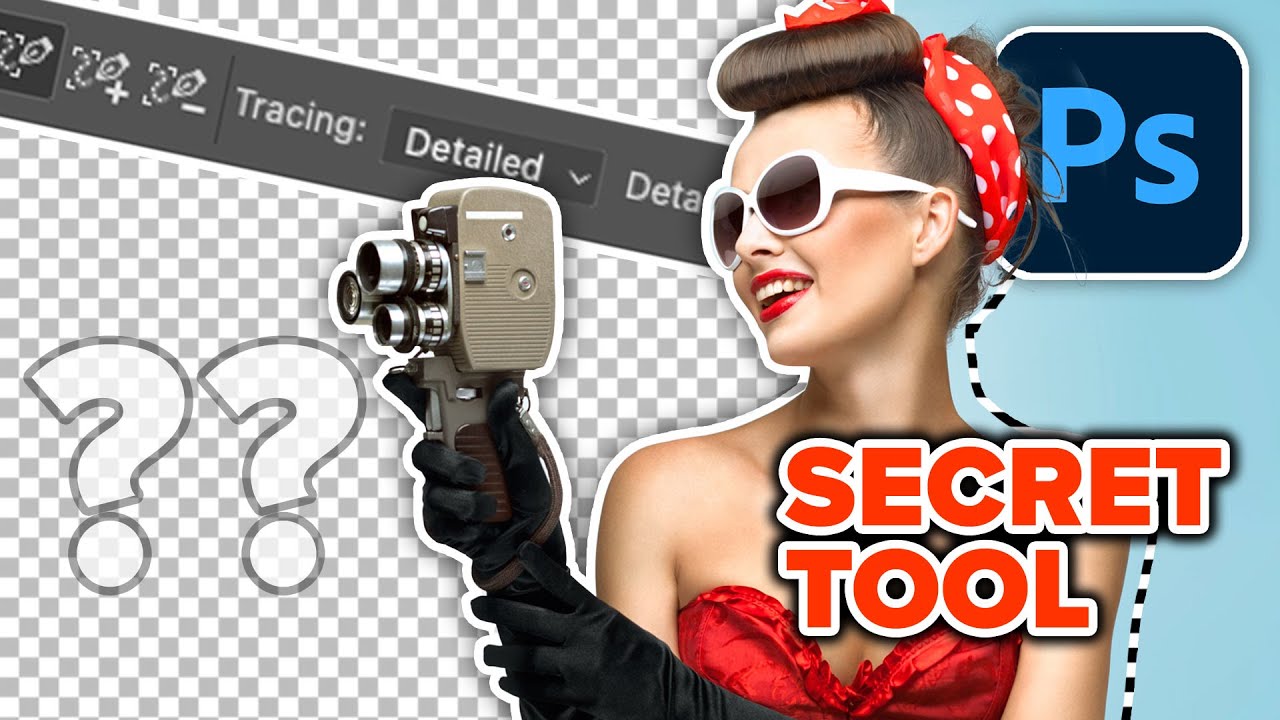 СЕКРЕТНЫЙ инструмент Photoshop делает отличные выделения