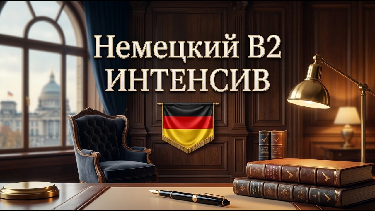 🔥 ВЕСЬ Немецкий B2 за 3 Часа! ПОЛНЫЙ Интенсив по Cornelsen (Темы 10-12) ✅