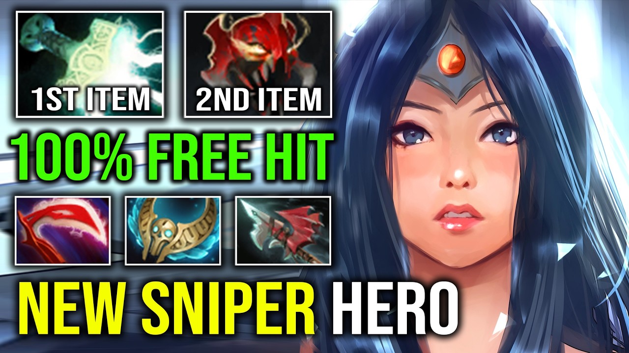 NEW SNIPER HERO Mask of Madness 100% Free Hit Unlimited Lightning Hard Carry Mirana Dota 2