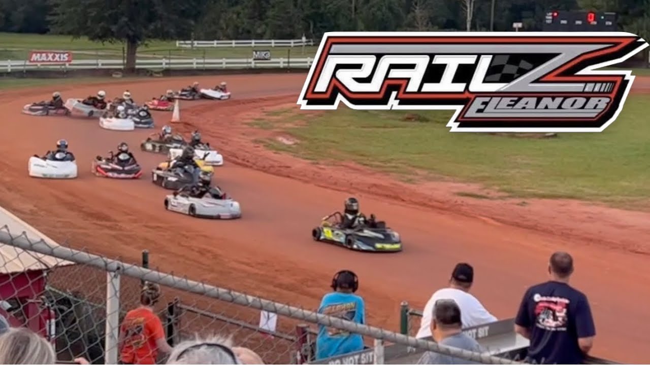Big kart pile up at Callahan Speedway