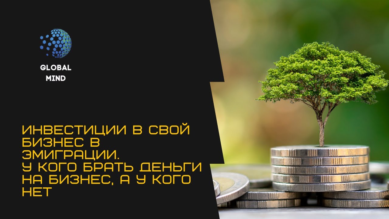 Бизнес в эмиграции. Где взять инвестиции на свой бизнес