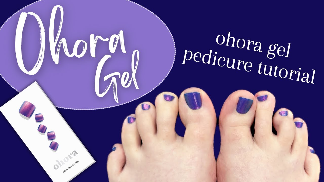 Ohora Gel Nail Pedicure Tutorial | KBEAUTYHOBBIT