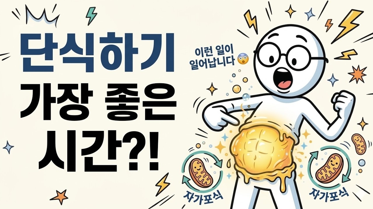 과학적 설명: 체중 감량과 자가포식을 위한 최적의 단식 시간은?