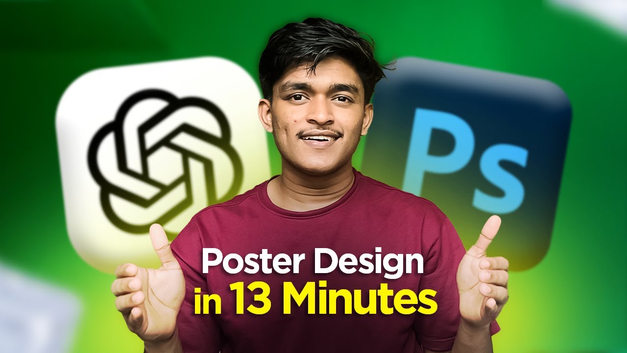 ഇനി പെട്ടന്ന്  ചെയ്യാം | Chat GPT + Photoshop Poster designing tutorial | Malayalam | Ameen PC