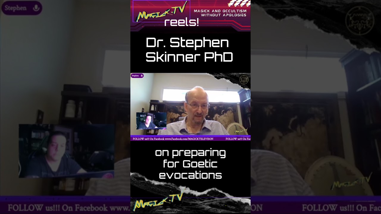 Preparing for a #Goetic evocation with Dr Stephen Skinner #magick #occult