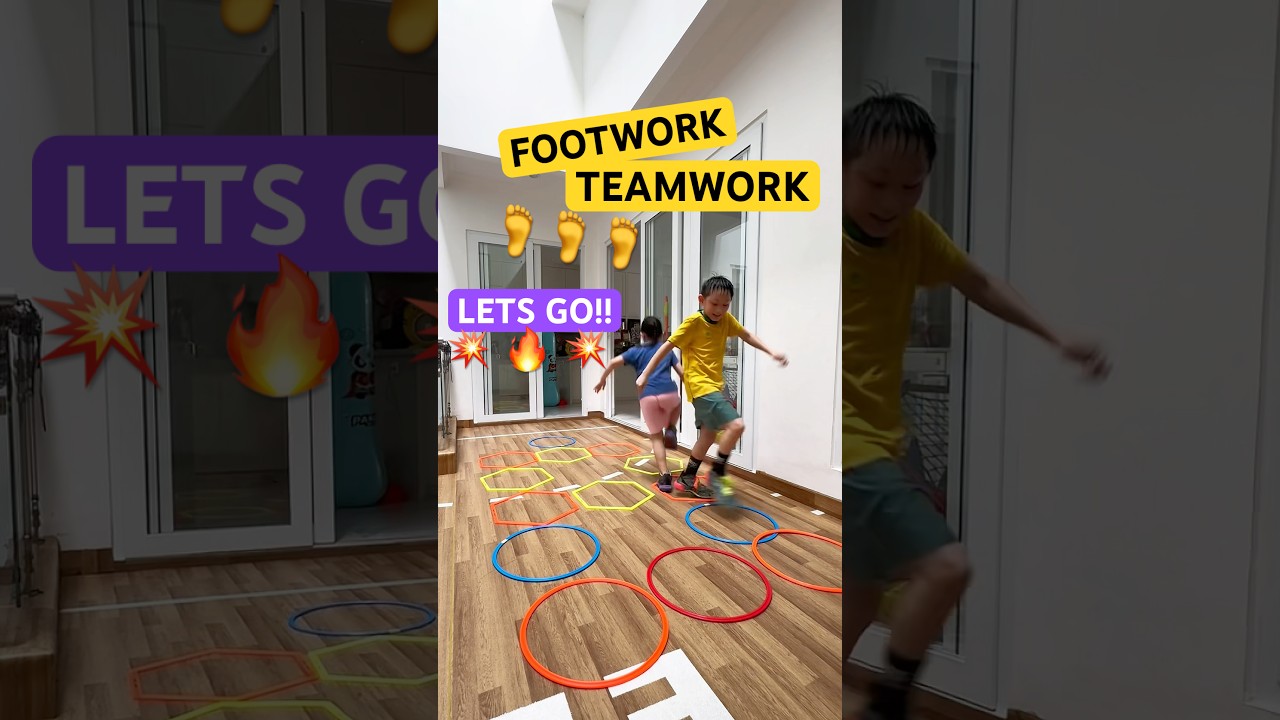DOUBLE FOOTWORK 🌟 TEAMWORK ⚡️ PARTNER AGILITY DRILL 
