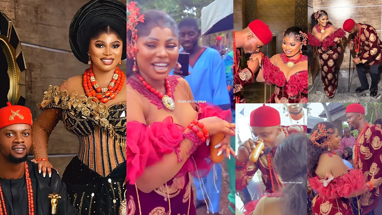 Actress Evan Okoro Traditional Marriage Ceremony. (Full Video) Destiny Etiko and others celebrates