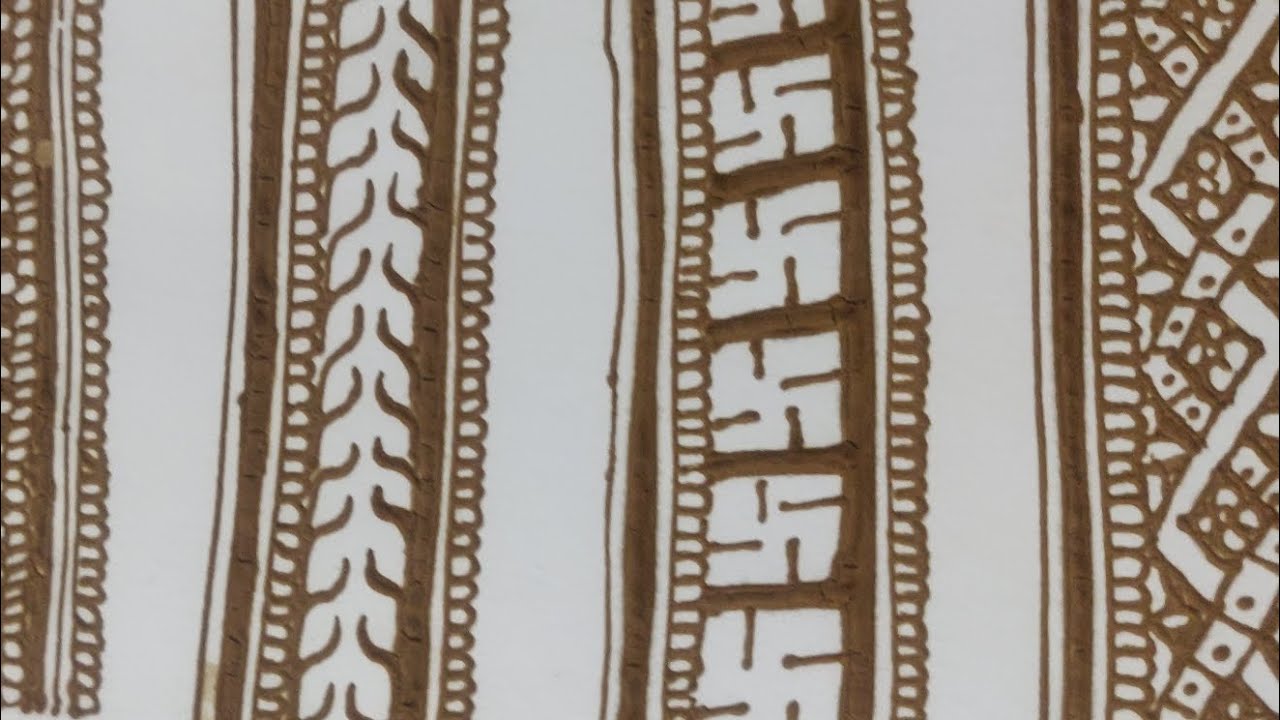 Advance border elements for intrecate mehndi design || Learn henna border designs || #mehndi