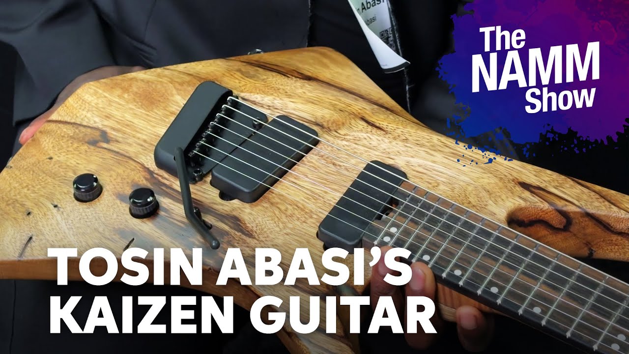 NAMM 2025: Ernie Ball Music Man’s Tosin Abasi Signature Kaizen Electric Guitar