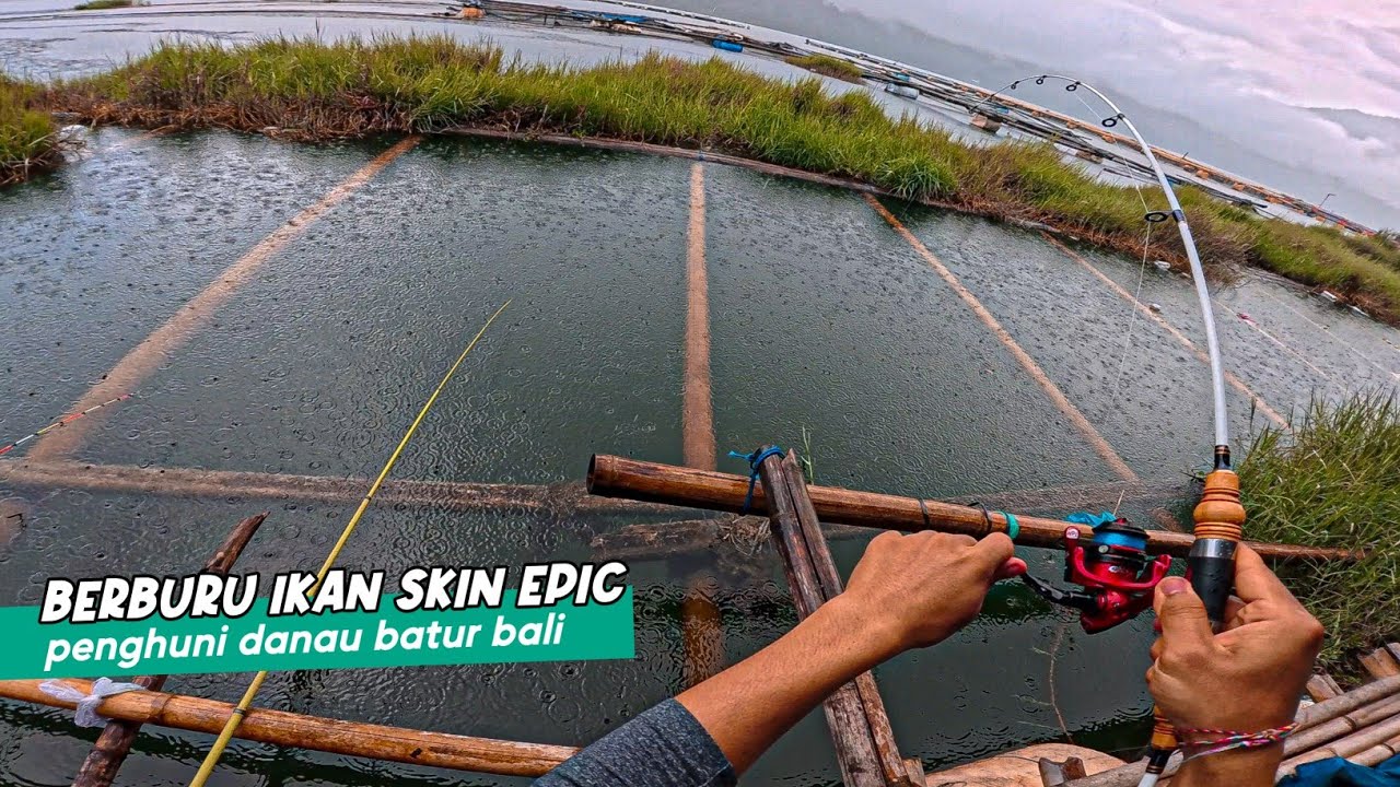 Mancing Ikan Penghuni Danau Batur Kintamani Bali - DI SPAM IKAN SEPAT! 