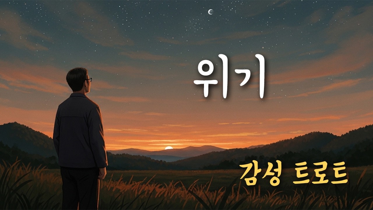 「위기」 서정 트로트 | 이게 위기라면 나는 어디쯤일까 | 서음가