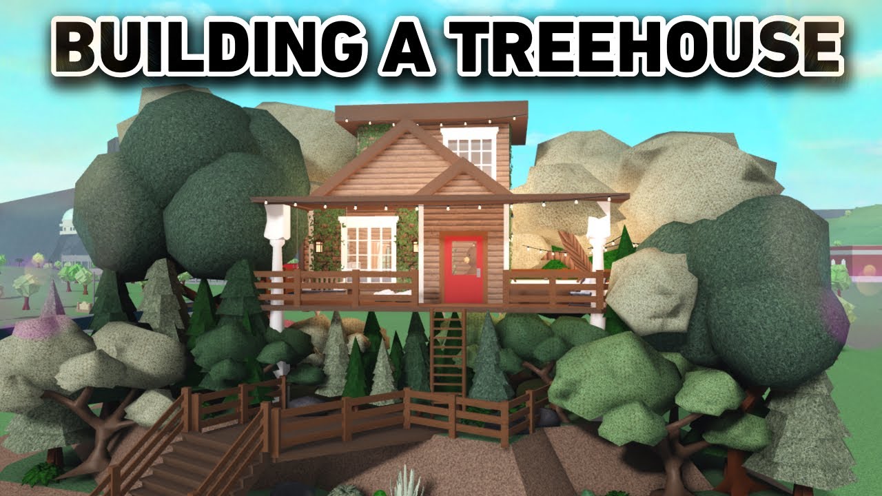BUILDING A TREEHOUSE IN BLOXBURG