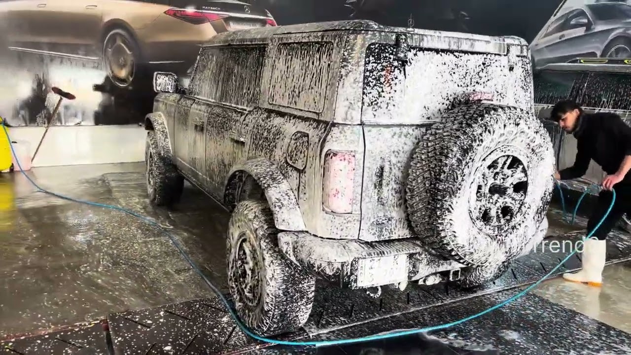 Satisfying Ford Bronco Wash | Deep Clean After Off-Road Adventure! 🚙💦