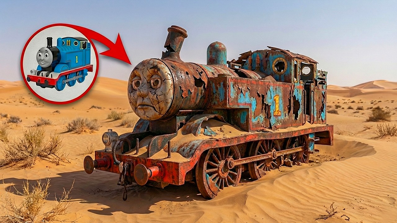 FULL Restoration of Abandoned Thomas the Tank Engine – Buried in the Desert for 70 Years!