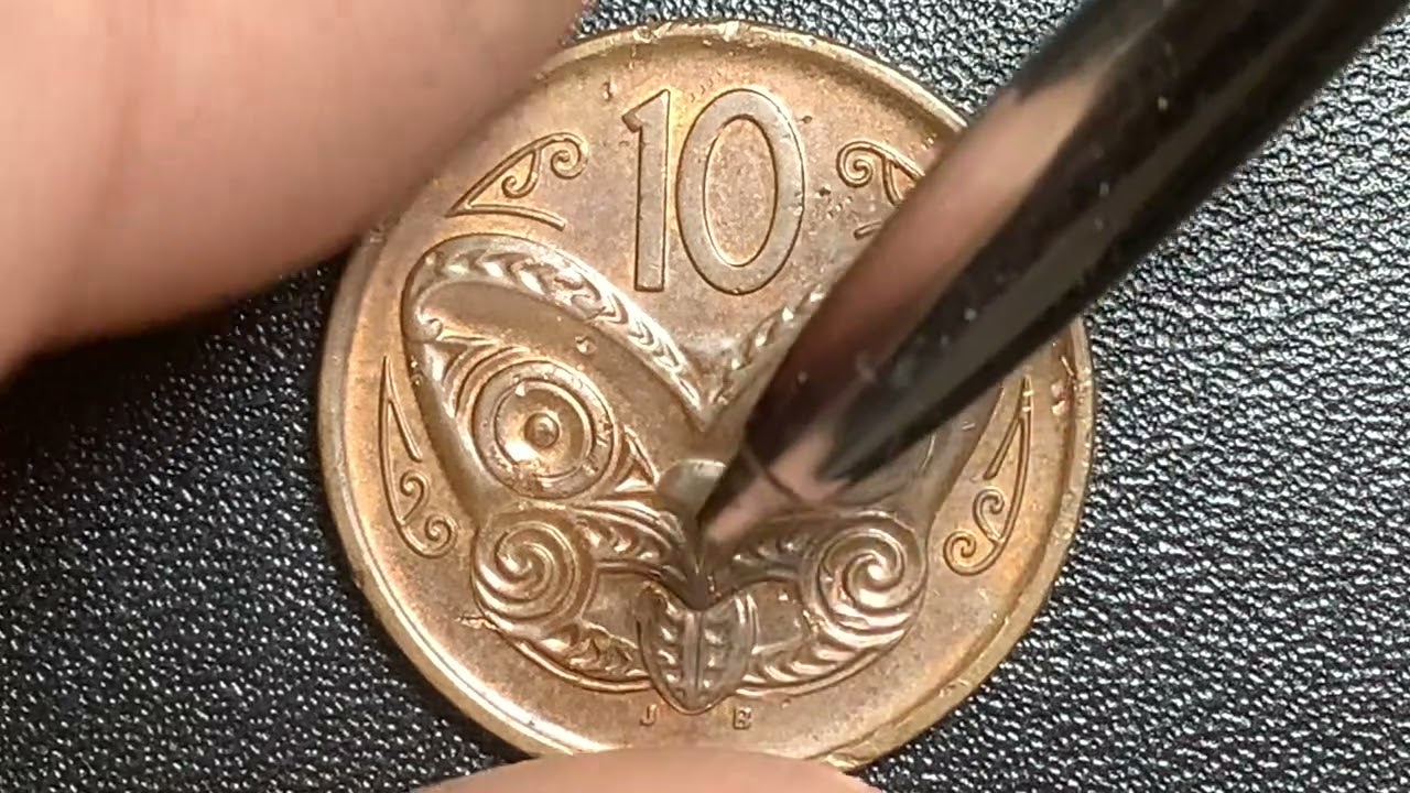 2006  New  Zealand 10 cents error coin