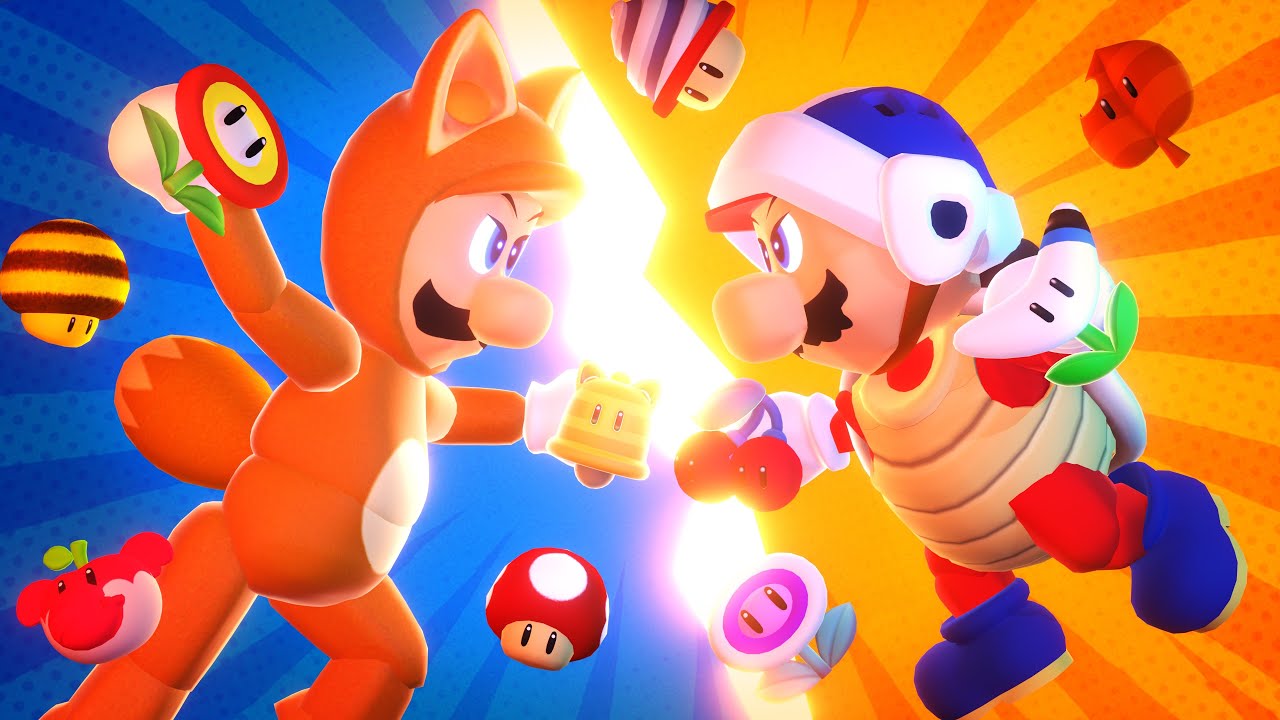 Mario & Luigi Have a Power Up Battle