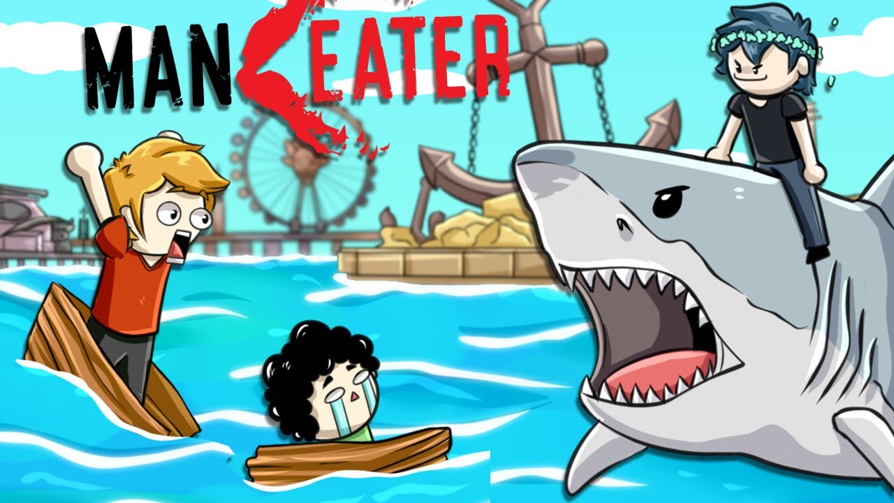 JE JOUE UN REQUIN QUI MANGE DES GENS.. (MANEATER)