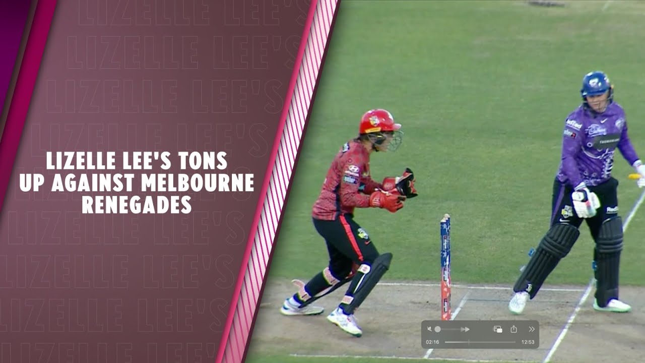Lizelle Lee's 101* Powers Hobart Hurricanes to a Comprehensive Win