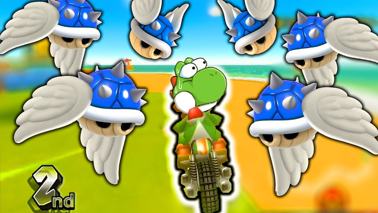БЕСКОНЕЧНЫЕ синие ракушки в Mario Kart Wii... (но не совсем)