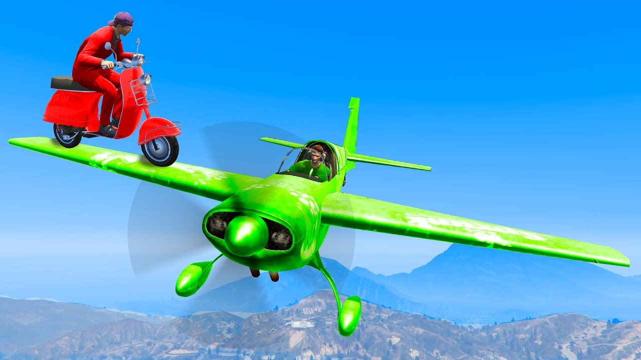 HOW TO ESCAPE ANY PLANE! - GTA 5 Funny Moments