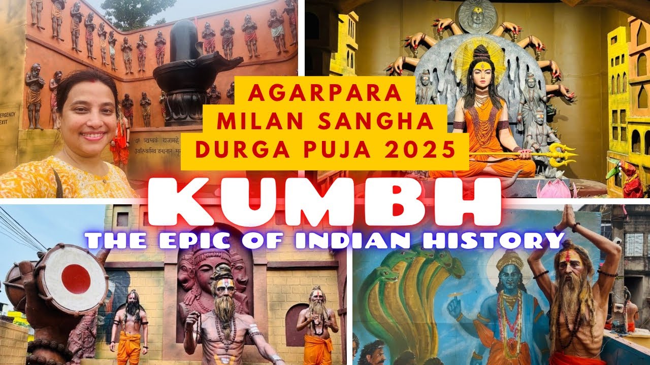 কুম্ভের ইতিকথা || The Epic Of Indian History || Agarpara Tarapukur || 86th Durga Puja 2025