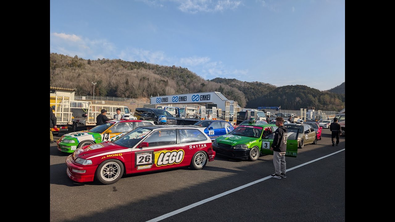 2025年3月1日　ホンダワンメイクチャンピオンカップレース　Rd,1　シビック1600cc N2 クラス　岡山国際サーキット