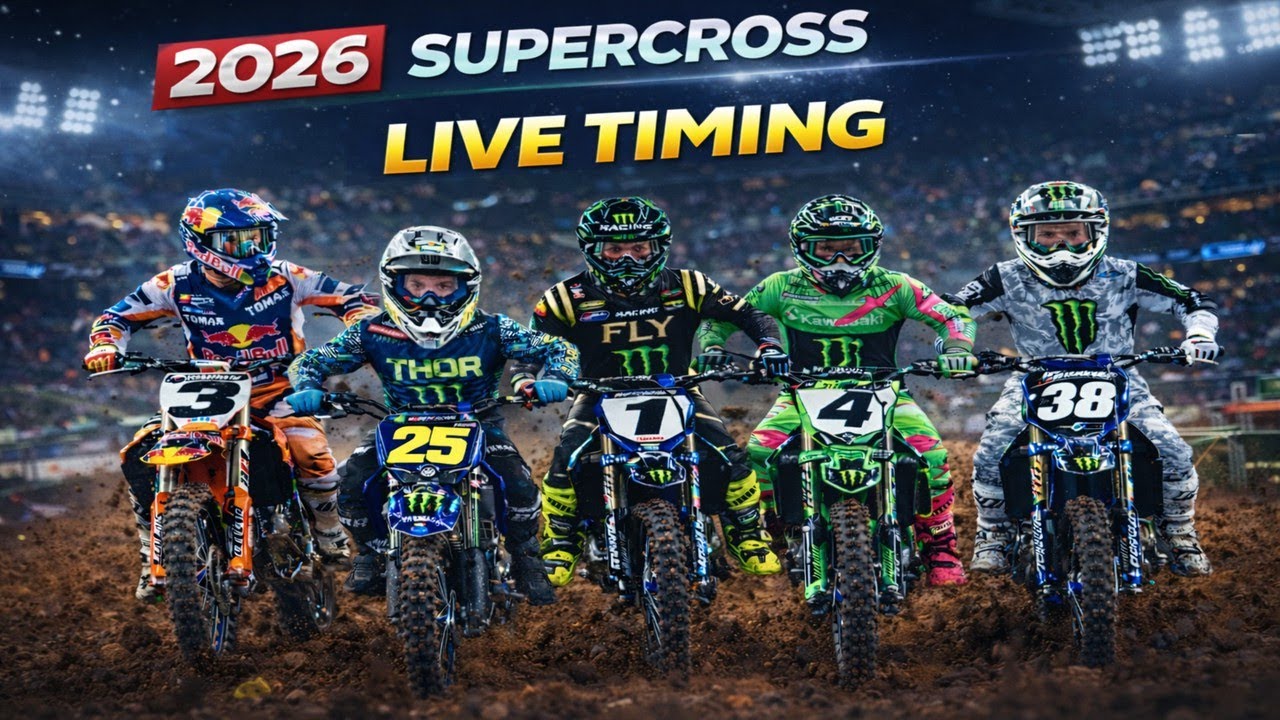 2026 Supercross Daytona LIVE TIMING