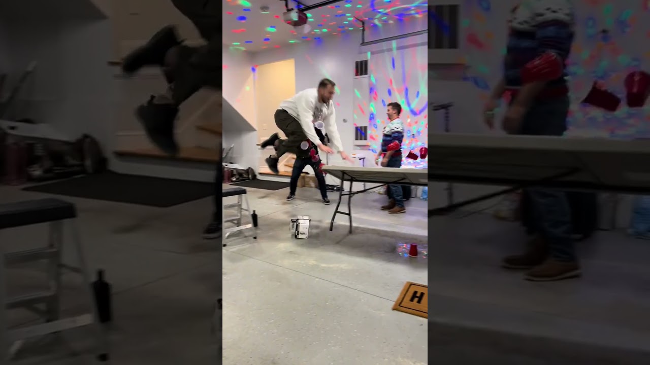 Funniest fail! No table is safe from Dave 🤣 LaughLife Couple 🤪 