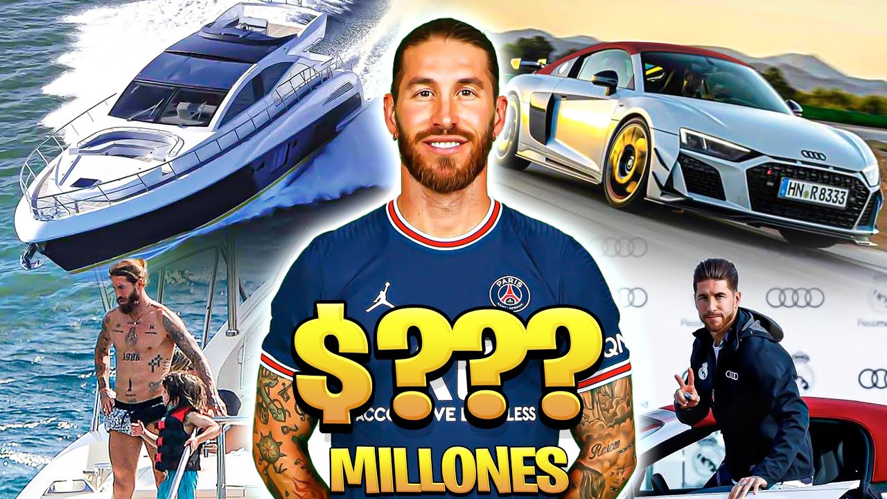 Así es la vida lujosa de Sergio Ramos | Coches, Mansiones, Yates, Relojes, Fortuna...