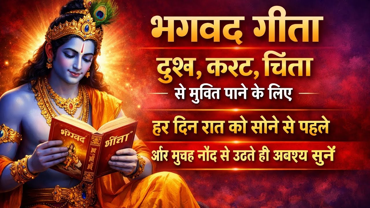 रात को सोने से पहले श्रीकृष्ण की ये अमृत वाणी ज़रूर सुनें | Shri Krishna Vani | Geeta Gyan#GeetaGyan
