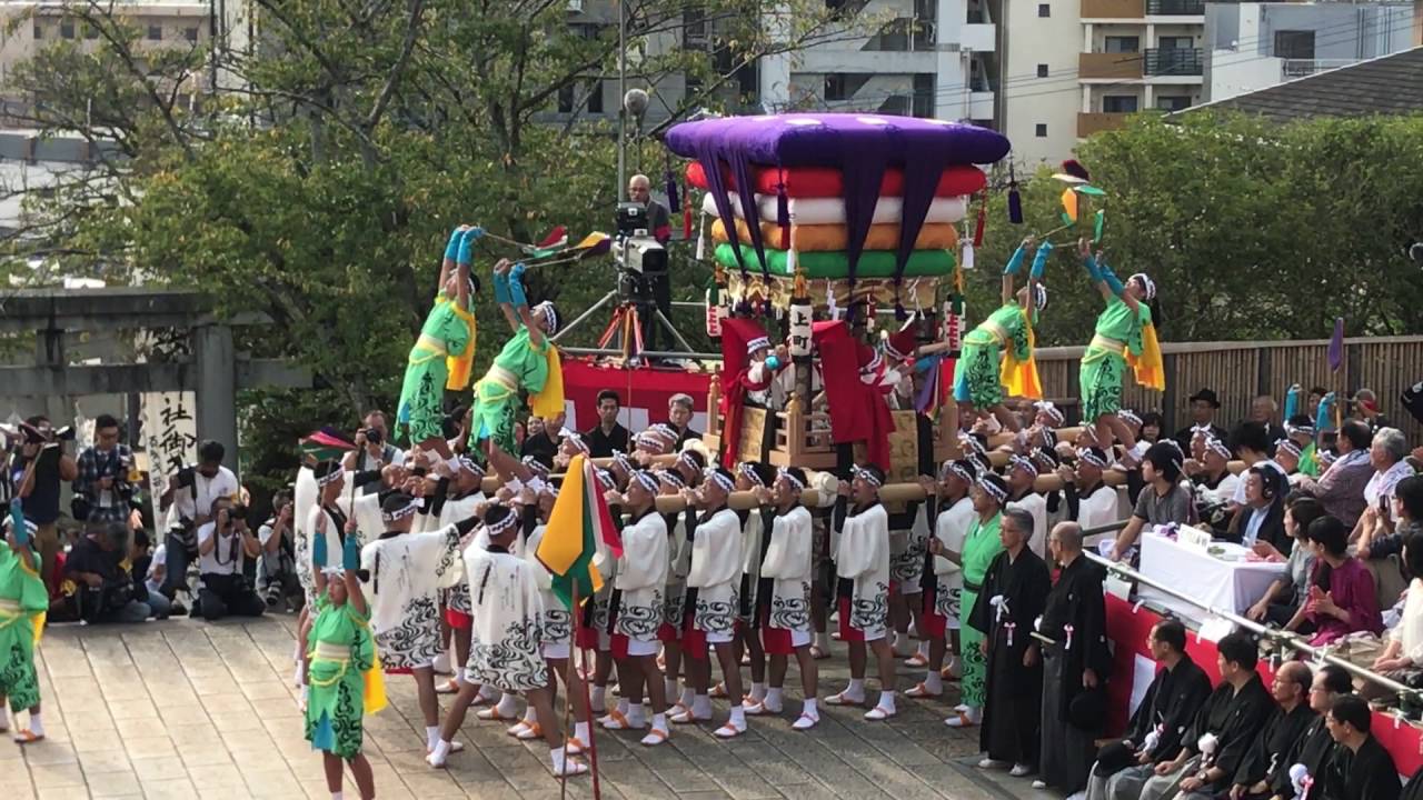 【長崎くんち２０１６】７日諏訪神社　上町 コッコデショ　入場