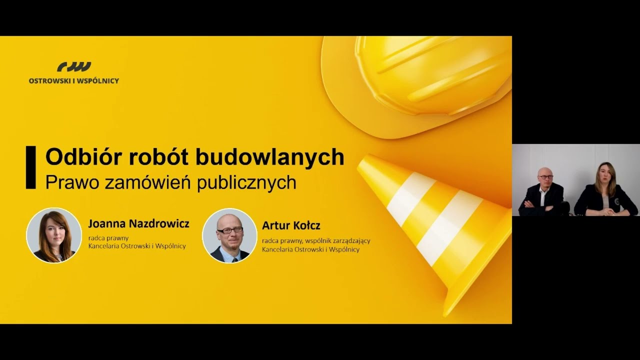 WEBINAR Odbi&oacute;r rob&oacute;t budowlanych realizowanych w ramach Prawa zam&oacute;wień publicznych - 24_01_2024