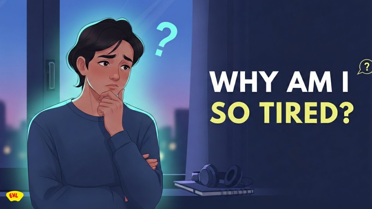 Why You Feel Tired Even When Life Is Okay | A2 English Shadowing