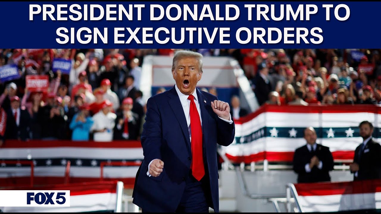 LIVE: President Donald Trump signs Executive Orders from Mar-A-Lago