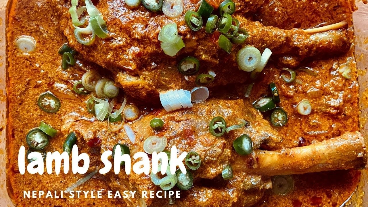 दशैंमा नया तरिकाको खसीको मासु (Lamb Shank)| Nepali Style Spicy Lamb Shank | Easy Lamb shank recipe