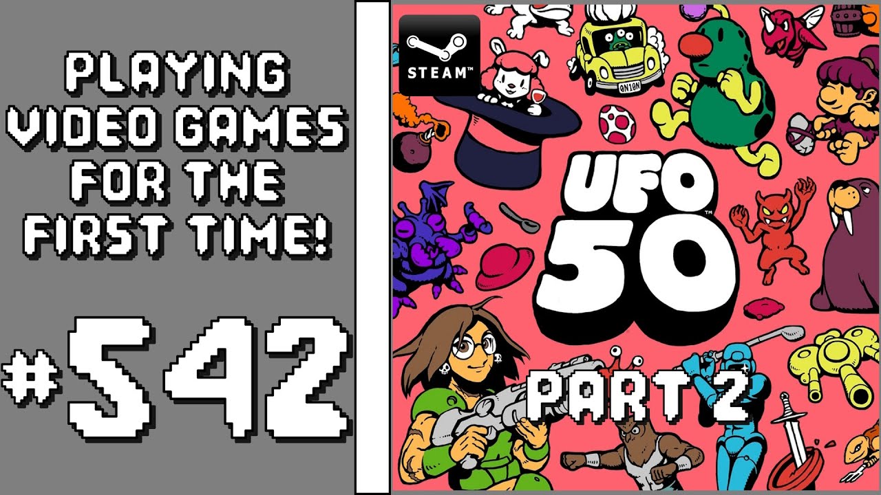 Playing Video Games For the First Time! #542: UFO 50 (Part 2)