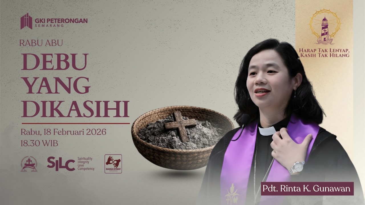 Debu yang Dikasihi - Rabu Abu pk.18.30