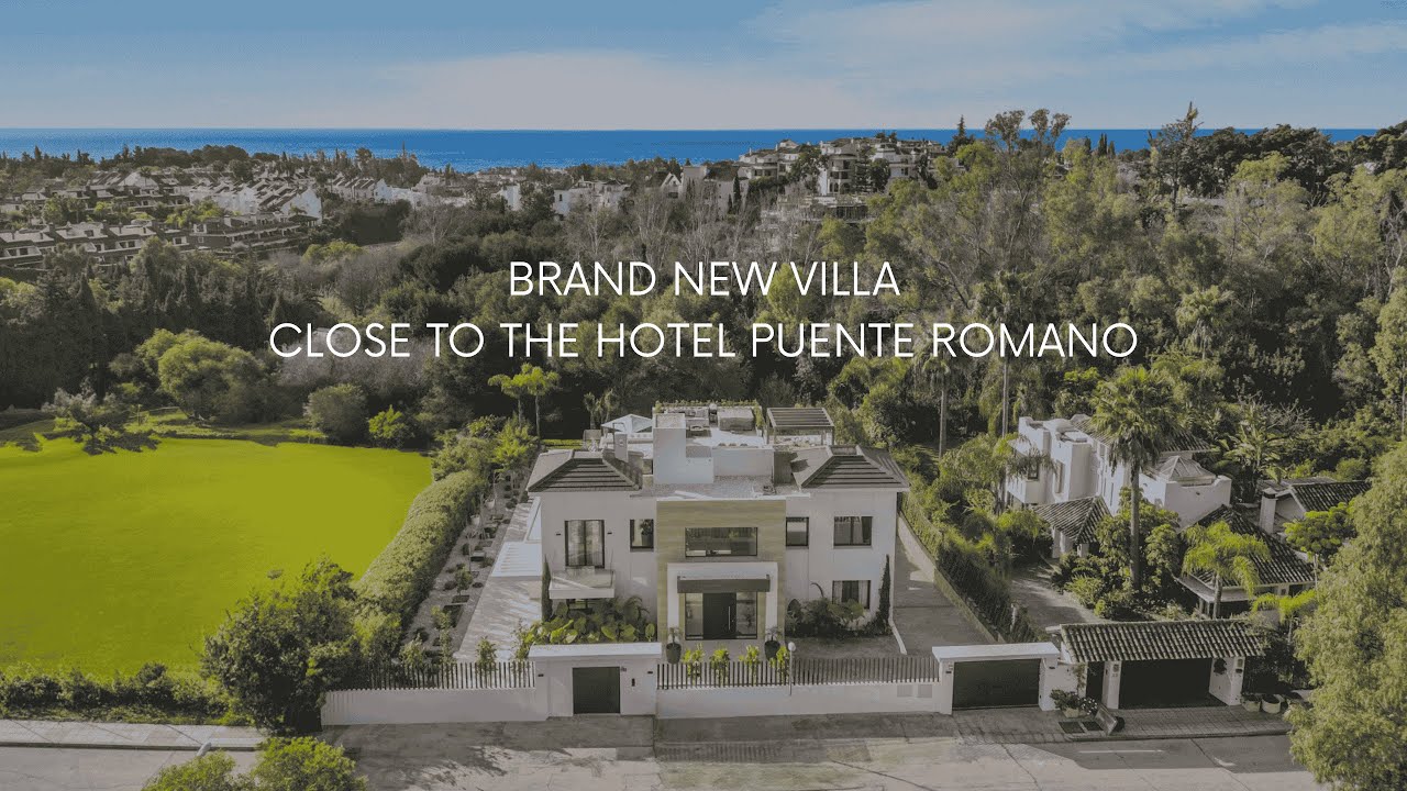 Brand new villa close to the Hotel Puente Romano