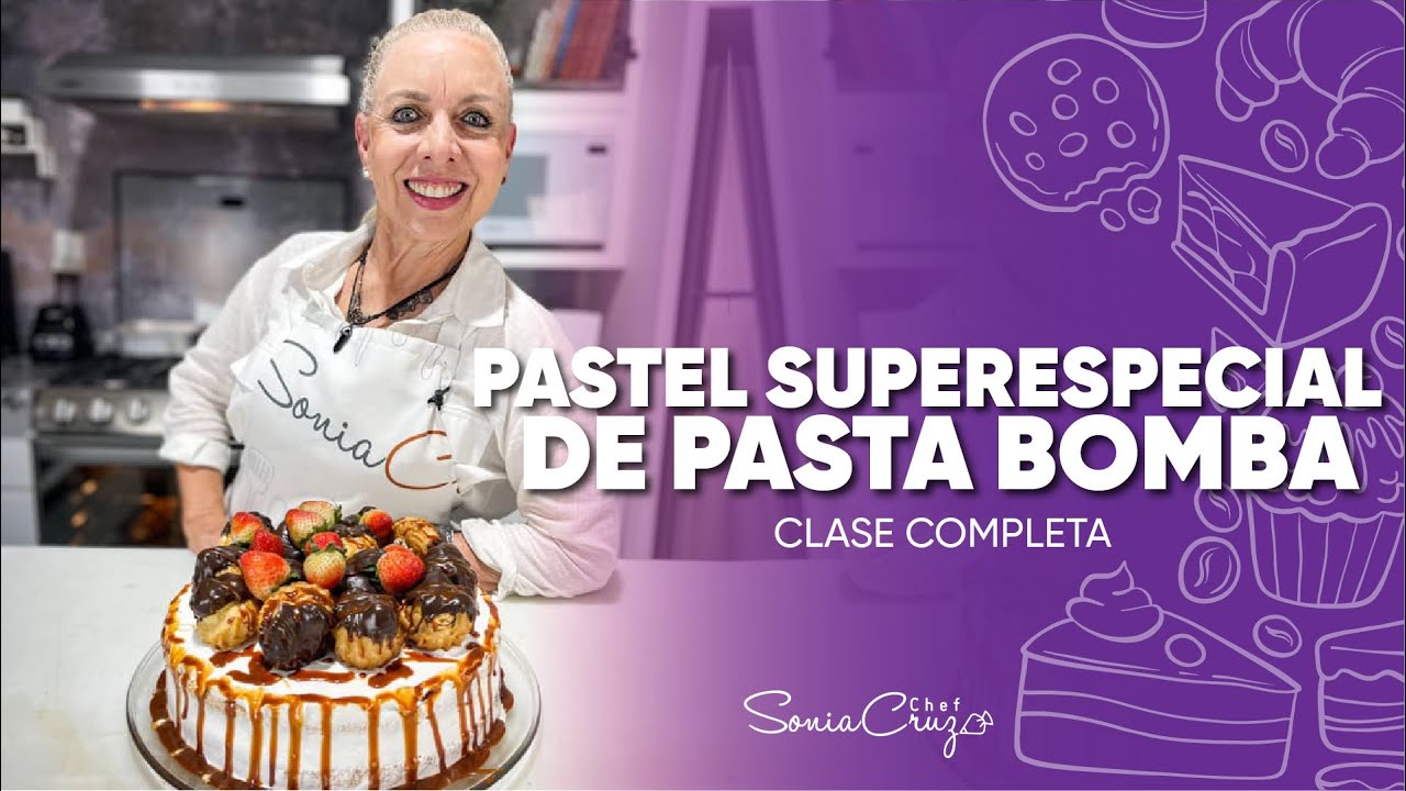 CLASE COMPLETA Pastel Superespecial de Pasta Bomba