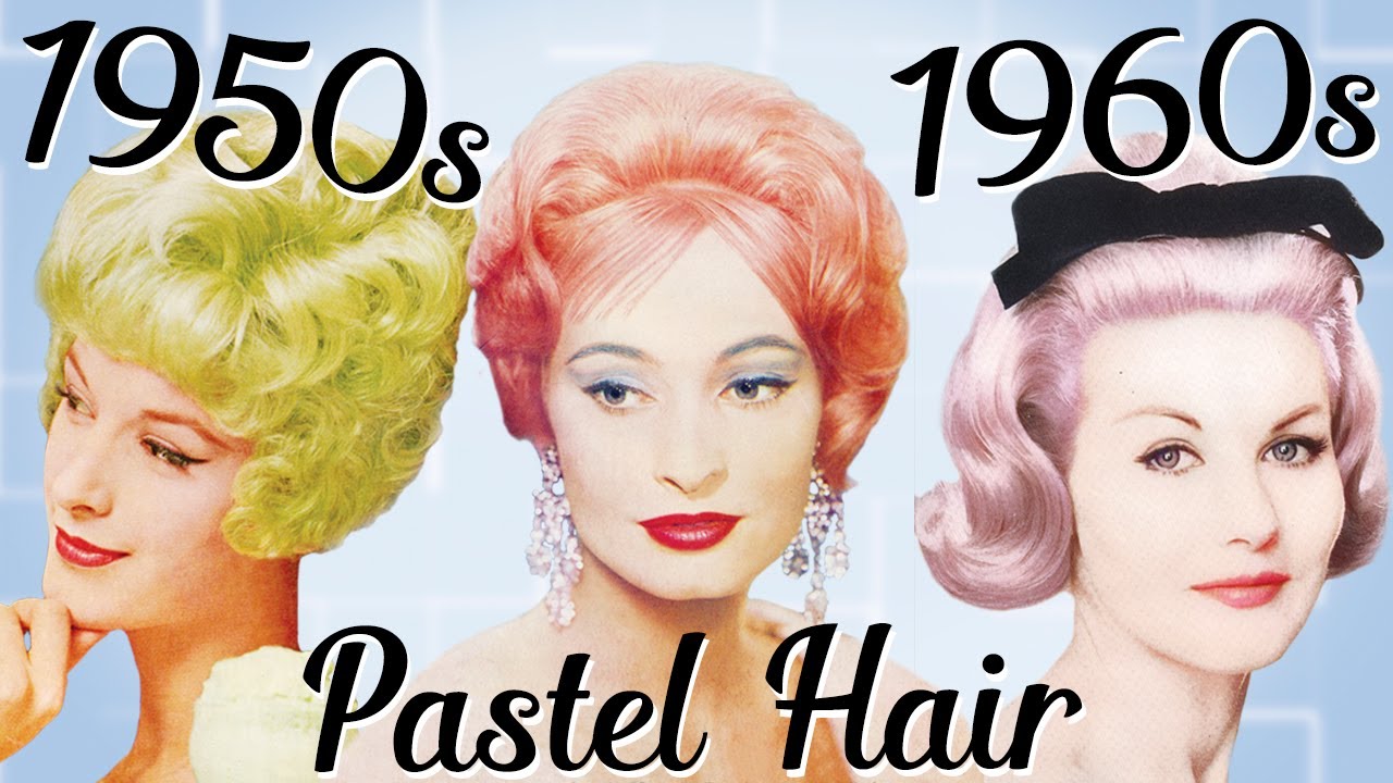 Whispers of Pastel: A 1950s Hidden Hairstyle Gem
