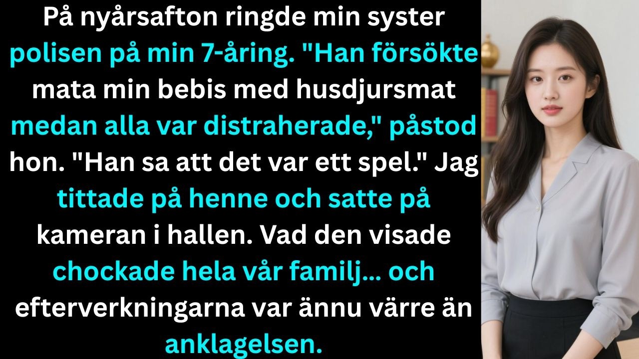 På nyårsafton ringde min syster polisen på min 7-åring. 