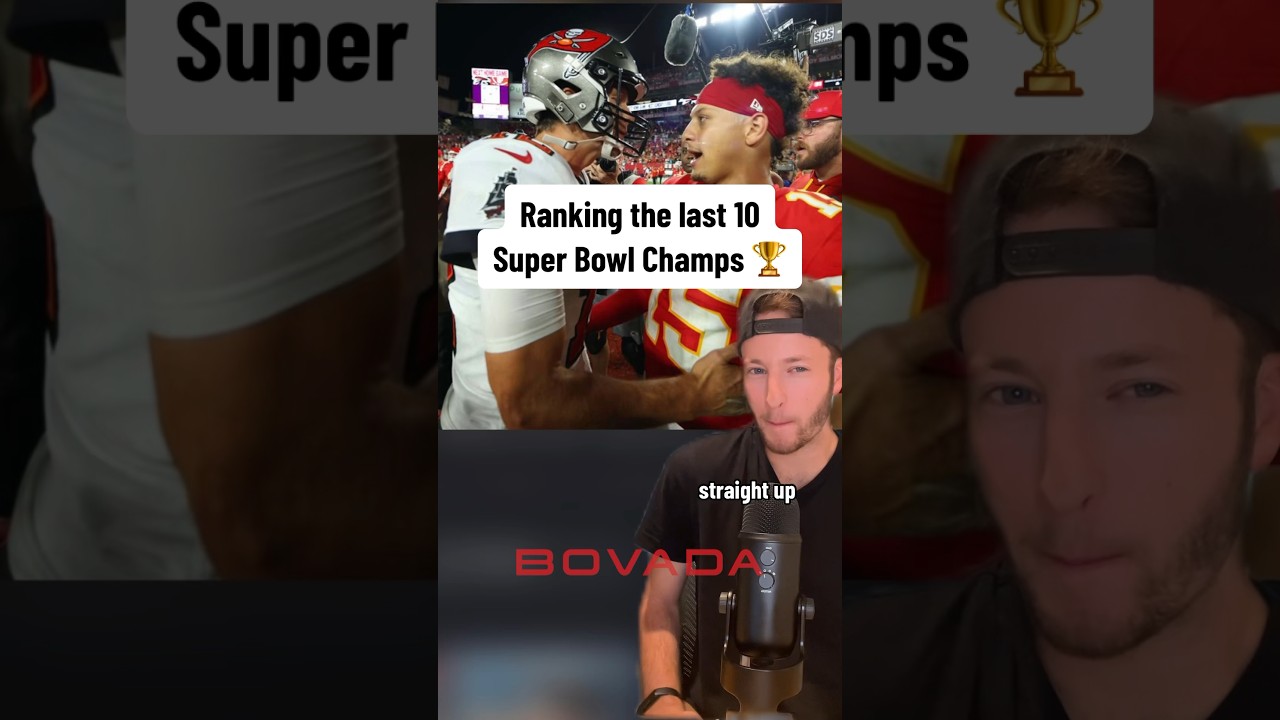 Ranking the last 10 Super Bowl Champs 🏆