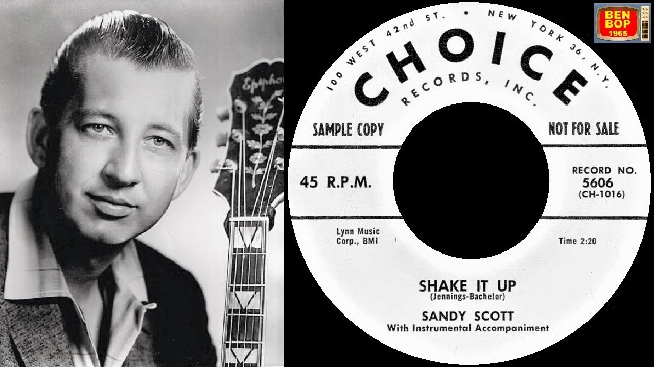 SANDY SCOTT - Shake It Up (1958)