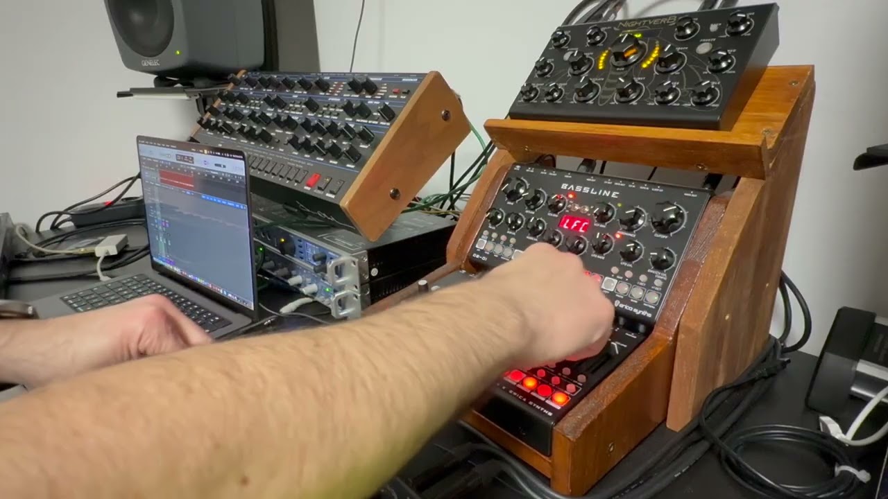 erica synths db01, lxr02, nightverb, zen delay